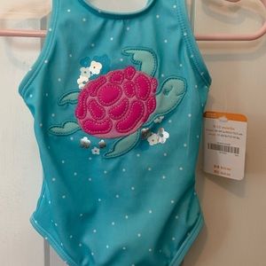 Gymboree turtle swimsuit